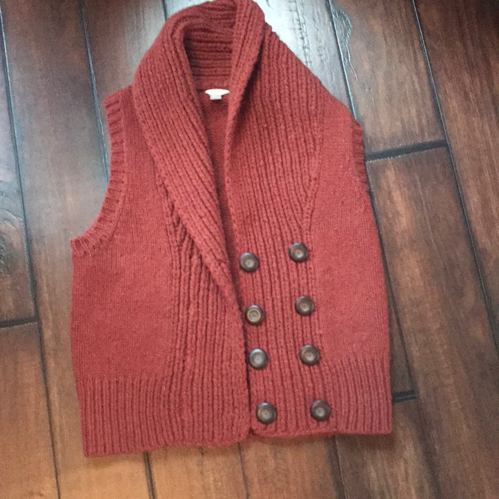Chunky knit vest